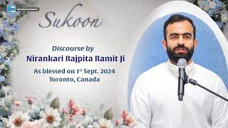 Discourse | Nirankari Rajpita Ji | September 01, 2024 | Toronto Canada | Sant Nirankari Mission