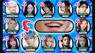 GUESS THE K-POP IDOL BY THEIR SMILE  (MULTIPLE CHOICE)  ANSWER - KPOP QUIZ 