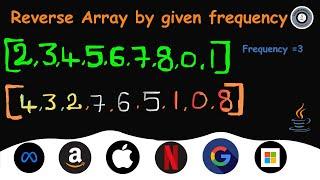  Reverse Array with Frequency Problem  | #java #java8 #programmingkt #trending #interview #hiring