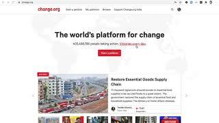 How to Download List of Signatures for Your Change.org Petition