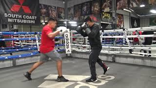 MIKEY GARCIA FULL MITT WORKOUT SICK POWER AND SPEED EsNews Boxing