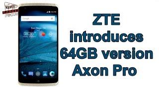 ZTE Announces Axon for The USA, Adds 64GB Option For Axon Pro