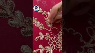 The zardosi Dabka work #embroidery #fashion #handworkdesign #threadwork