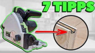 7 GENIALE Tipps zur TAUCHSÄGE | Möbelbau für Anfänger