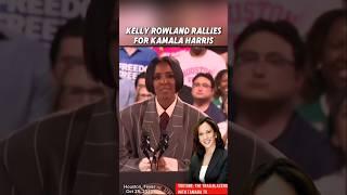 Kelly Rowland Rallies Houston for Kamala Harris! 
