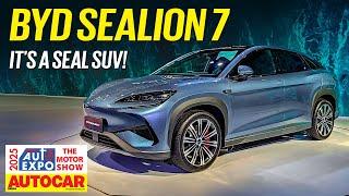 BYD Sealion 7 - New premium SUV coming in March 2025 | Auto Expo 2025 | Autocar India