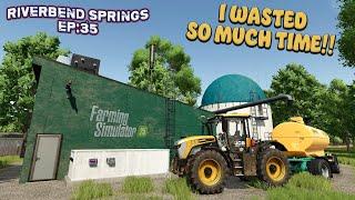 HINDSIGHT IS A WONDERFUL THING!! ON Riverbend Springs #35 | Farming Simulator 25.