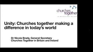 Unity: churches together making a difference in today’s world?