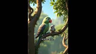 parrot and pigeon sad story  !
