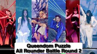 Ranking Queendom Puzzle's All-Rounder Battle Round 2