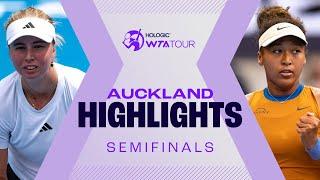 Parks vs. Osaka plus Tauson and Montgomery face off in Auckland | WTA Match Highlights