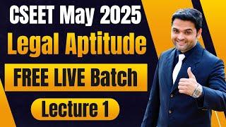 FREE CSEET Legal Aptitude Video Lectures May 2025 | CSEET May 2025 Legal Aptitude Video Classes