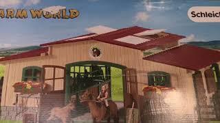 Schleich Farm World Stable Unboxing and Review!