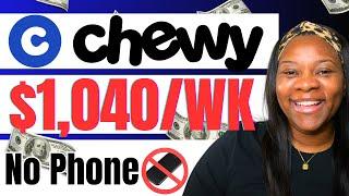 Chewy Payin $25 an HOUR! No Interview No Phone Remote Work From Home Jobs 2025