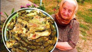 We cooked leafy dolma and added in the pot the lamb legs