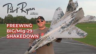 Freewing MiG-29 Fulcrum Digital Camo Twin 80mm EDF Jet SHAKEDOWN