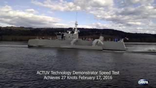 ACTUV Launch and On-Water Speed Tests