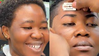 Ladies Haircut Transform: Applying Hair Enhancements : HOW TO SHAPE EYEBROWS WITH CLIPPER AND RAZOR