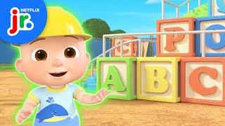 JJ's Alphabet Construction Song  CoComelon Lane | Netflix Jr