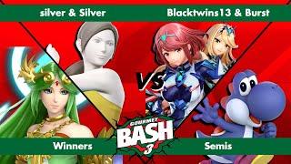 Gourmet Bash #3 - silver/Silver vs Blacktwins13/Burst - Ultimate Dubs - Winners Semis