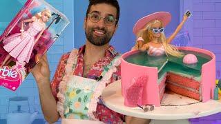 Baking a Vintage BARBIE Pool Party Cake!