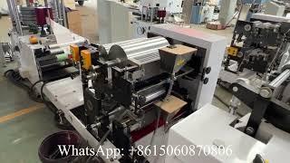 Good price 1/8 C folding napkin paper making machine with two colors printing