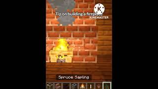 fireplace build idea |minecraft|•Lilacxx•