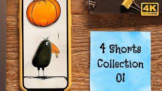 4 Funny Animated Short Film | Shorts Collection № 01