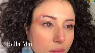 Salt and Saline Permanent Makeup / Eyebrow Tattoo Removal