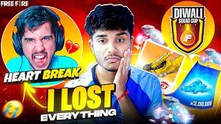 GOOD NEWS !! FREE FIRE INDIA ️‍ but I LOST EVERYTHING  FIREEYES GAMING