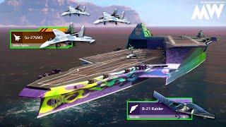 Su-27SM3 New Striker with B-21 Raider Combo- Modern Warships