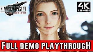 FINAL FANTASY 7 REBIRTH PS5 - DAWN OF A NEW ERA IN JUNON | FULL DEMO PLAYTHROUGH【4K60ᶠᵖˢ UHD】