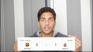 My Thoughts on Barcelonas Win v Espanyol