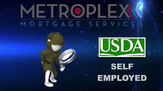 How do you qualify for a USDA Loan with Self-Employment income?