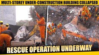 Live: Multi-storey under-construction building collapsed in Mohali | NDRF | Indian Army | Two killed