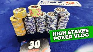 Crazy Bubble Play in EPT €10,000 High Roller | Poker Vlog