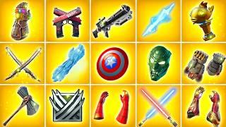 Evolution of All Fortnite Mythic Weapons & Items (Chapter 1 Season 4 - Chapter 6 Season 1)