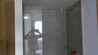 Divisiones para baño batiente en vidrio templado,3107012074