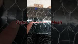 Galvanized Chicken Wire Mesh, 3/4" Hexagonal Wire Mesh, Poultry Netting for Farming Fence