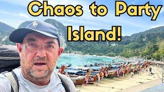 Chaos on the Way to Koh Phi Phi | My Journey to Thailand's Party Island