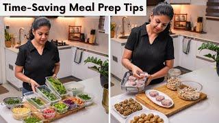 Time Saving Meal Prep Tips for a Hassle Free Cooking | My Weekend Meal Prep Routine