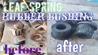 DIY/ How to make fabricated Elf rubber bushing from used tire.