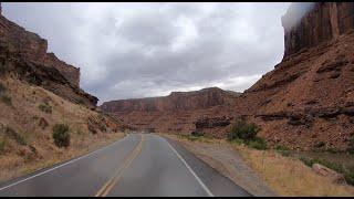 Utah 128 Scenic Drive - Scenic UT-128 highway drive, Utah, June 2022