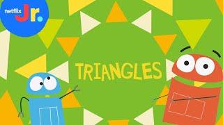 Learn Triangles!  Shapes Songs with the StoryBots | Netflix Jr