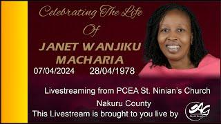 CANDLE LIGHTING FOR  THE LATE  JANET WANJIKU MACHARIA. 1978 - 2024