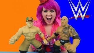 WWE John Cena & The Rock 3 Count Crushers | TOY REVIEW | KiMMi THE CLOWN