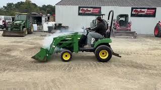 JOHN DEERE 2210 COMPACT TRACTOR WITH LOADER 800903