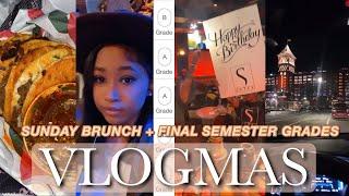 VLOGMAS WEEK 3: FINAL SEMESTER GRADES, SUNDAY BRUNCH, CHILL WEEK! | Nyla Symone