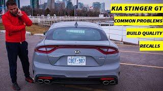 WATCH THIS BEFORE BUYING A KIA STINGER GT| COMMON PROBLEMS, RECALLS, MECHANICAL ISSUES