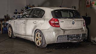 First Wash in 6 Years: ABANDONED BMW 1-series | Car Detailing Restoration